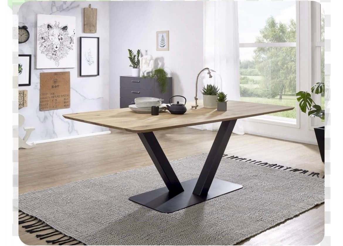 Esstisch Tisch + Massivholz Akazie
+ Echte Schweizer Kante – Bild 3