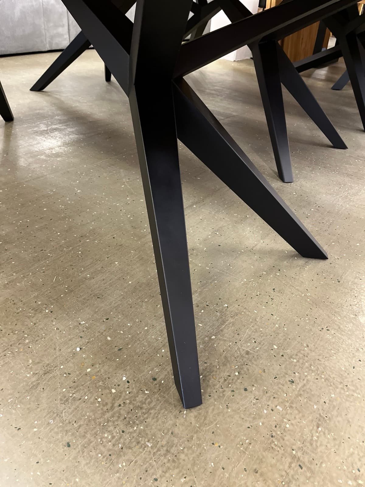 Esstisch aus Eiche Massiv mit Baumkante 260x100x75 cm 60 mm Stark gedoppelt – Bild 14