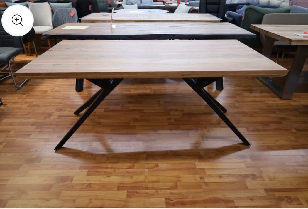 Esstisch Tisch + Massivholz Akazie +
Designer Gestell – Bild 6