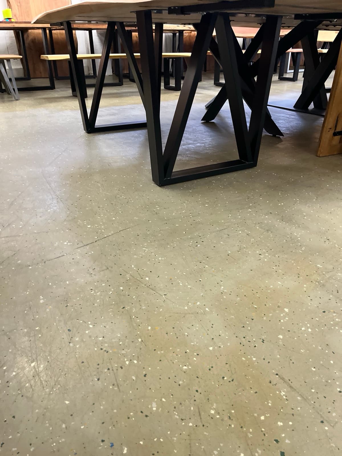 Eichentisch mit Ansteckplatte 200x100x75 bis 300 cm verlegner, Wildeiche massiv geölt, – Bild 13